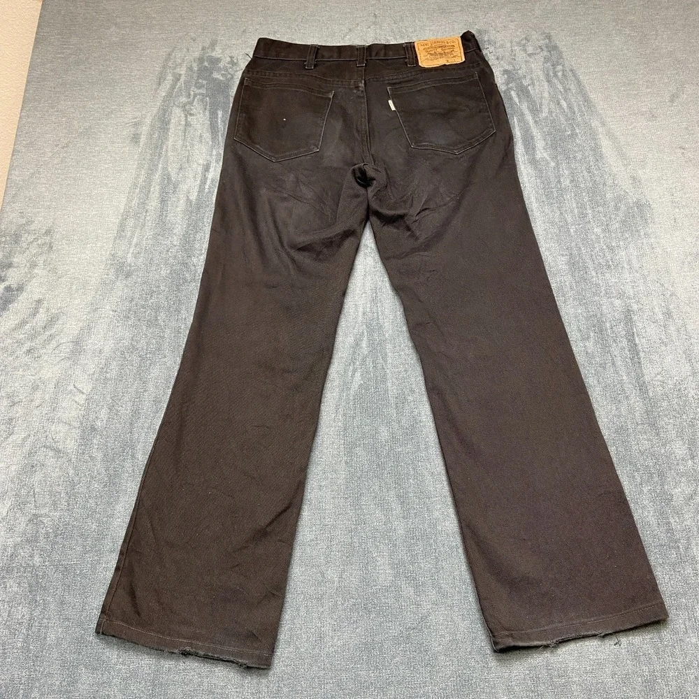 Vintage Levi's 530 Jeans Mens 30 33x36 Black Straight Leg Casual Streetwear